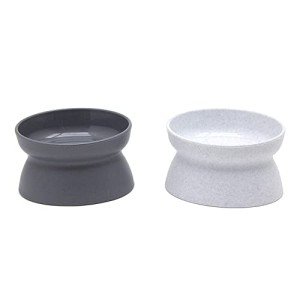 Modern Raised Cat Bowls - Small 2 Pack