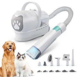 8VR Pet Grooming Kit with Vacuum and Clippers
