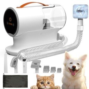 Powerful Dog Grooming Vacuum with Grooming Tools