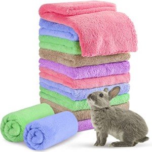 Soft Fleece Blankets for Small Animals - 10 Pack