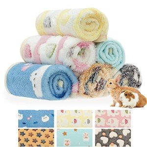 Cozy Fleece Blankets for Small Pets - 6 Pack