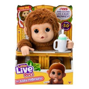 Interactive Little Live Baby Monkey with Sounds
