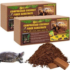 Organic Coconut Fiber Substrate for Reptile Terrariums