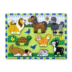 Melissa & Doug Wooden Pet Chunky Puzzle