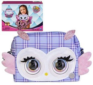 Interactive Owl Purse Pet with Sounds & Reactions