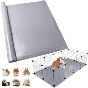 Washable Waterproof Guinea Pig Bedding Mat - Grey