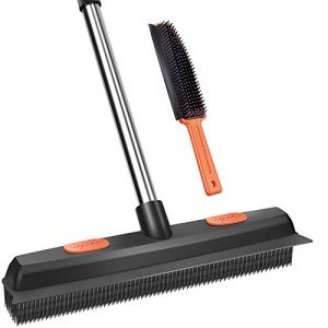 Conliwell Portable Rubber Pet Hair Remover Brush