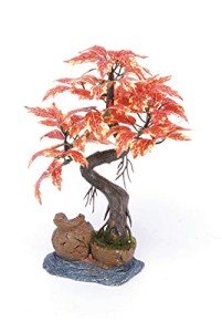 Penn-PLAX Bonsai Tree Aquarium Decoration - 8” Orange