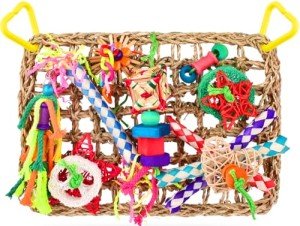 KATUMO Large Parrot Foraging Grass Mat Toys