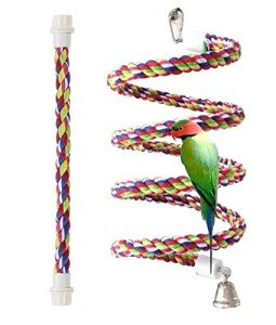 Bungee Rope Toy for Small Birds