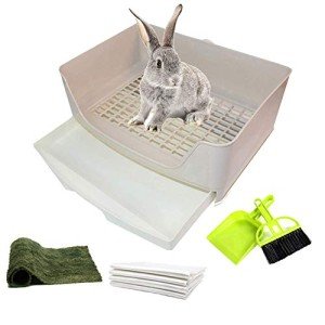 Large Corner Litter Box for Small Pets