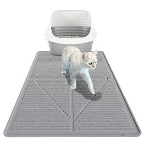 Mofason XXL Waterproof Cat Litter Mat - Grey