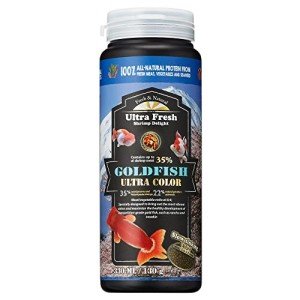 Natural Color Enhancing Goldfish Food Pellets 4.6 oz