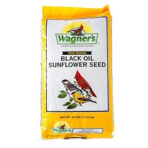 Wagner's Black Oil Sunflower Bird Food 25 lbs