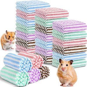 20-Pack Washable Fleece Bedding for Small Pets