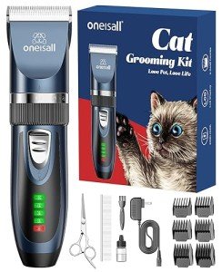 Quiet Cordless Cat Clippers for Matted Fur