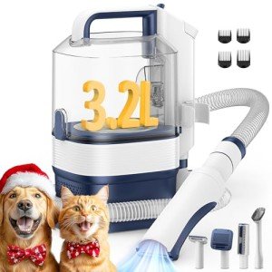 Dog Grooming Vacuum Kit with Clipper and Tools
