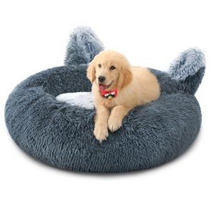 Cozy 20" Donut Dog Bed for Small Pets