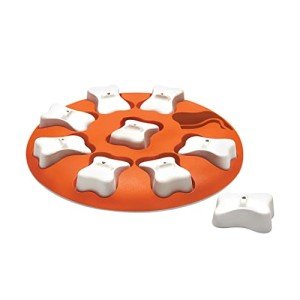 Outward Hound Dog Smart Treat Puzzle Toy- Orange