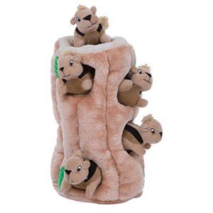Outward Hound Hide-A-Squirrel Plush Dog Puzzle Toy