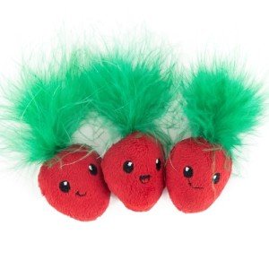 Catstages Pink Catnip Dental Mesh Toys - 3 Pack