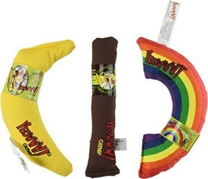 Yeowww! Catnip Toy Pack - Cigar, Banana, Rainbow