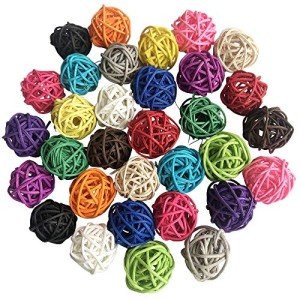 Rattan Chewing Balls for Birds and Small Pets