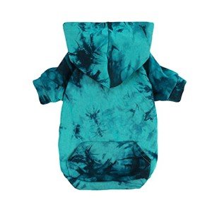 Fitwarm Tie Dye Dog Hoodie for Small Pets