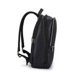 Samsonite Classic Leather Slim Backpack - Black