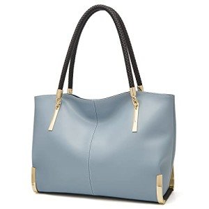 Elegant Leather Tote Bag for Women - Foxlover