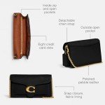 Black Coach Tabby Chain Clutch Handbag