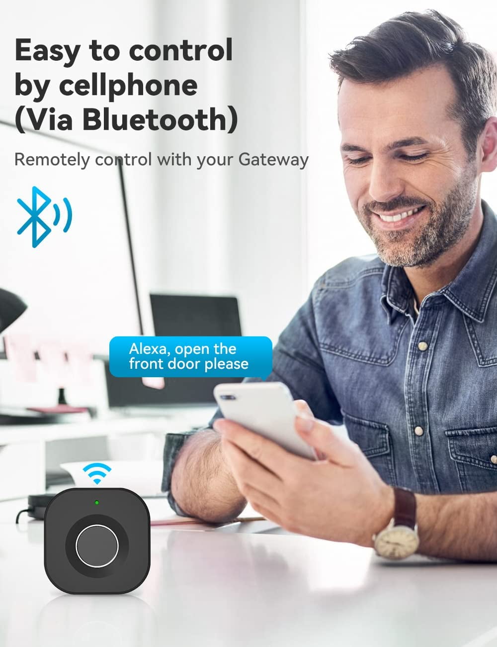 Bluetooth Door Lock with Fingerprint Recognition