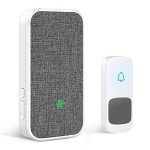 Wireless Long Range Doorbell with Chime and Button
