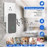 Wireless Long Range Doorbell with Chime and Button