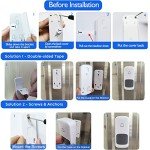 Wireless Long Range Doorbell with Chime and Button