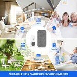 Wireless Long Range Doorbell with Chime and Button