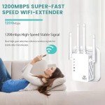 Dual Band WiFi Extender with Ethernet Port