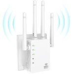 Long Range WiFi Extender Signal Booster 1200Mbps