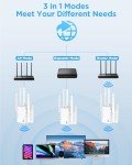 Long Range WiFi Extender Signal Booster 1200Mbps