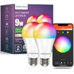 Smart Color Changing LED Bulbs - 2 Pack