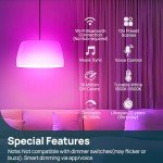 Linkind Smart RGBW LED Light Bulbs - 2 Pack