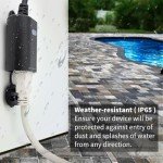 Minoston Heavy Duty Outdoor Smart WiFi Plug