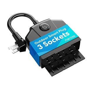 Meross Outdoor Smart Plug with 3 Wi-Fi Outlets