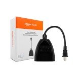 Smart Outdoor Plug Compatible with Alexa - Black