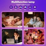 Color Changing Smart Light Bulbs with Remote - 6 Pack