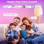 Color Changing Smart Light Bulbs with Remote - 6 Pack