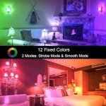 iLC RGBW Color Changing LED Light Bulbs (4 Pack)