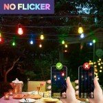 16-Pack Multi-Color Edison LED String Bulbs