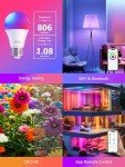 BrizLabs WiFi Smart RGBWW LED Light Bulbs