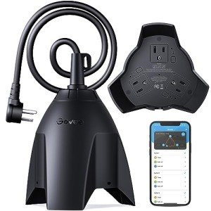 Govee 3-in-1 Outdoor Smart Plug with Timer